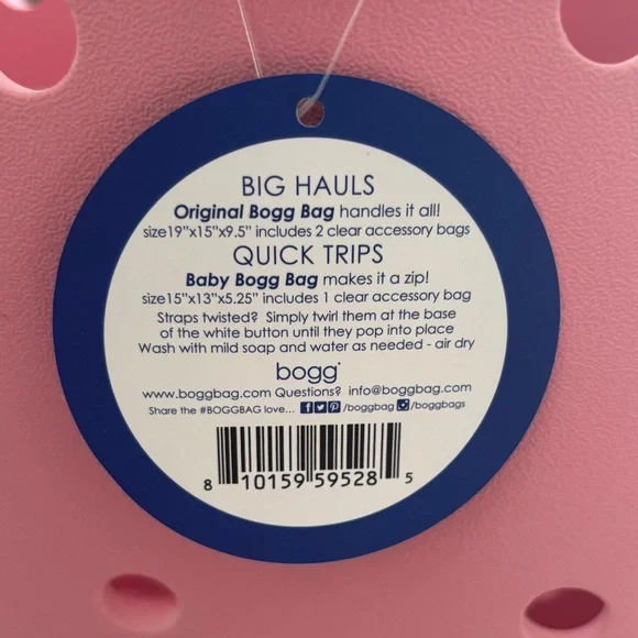 BOGG BAG - Pink Baby BOGG Tote - Picture 12 of 12